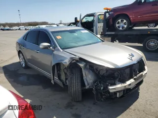 2011 Hyundai Equus Signature with VIN KMHGH4JF0BU029412, listed as a Copart auction lot 51437125 with 89,795 mi miles and Salvage title. Bid and sale history available at DreamBid. Image 4.