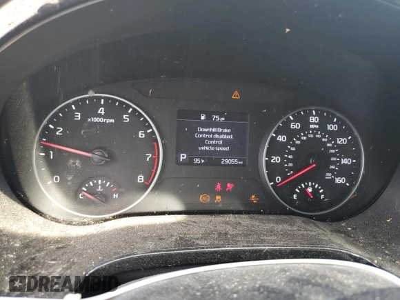 2023 Kia Seltos Nightfall with VIN KNDEUCA25P7414307, listed as a Copart auction lot 68416214 with 29,055 mi miles and Salvage Title. Bid and sale history available at DreamBid. Image 9.