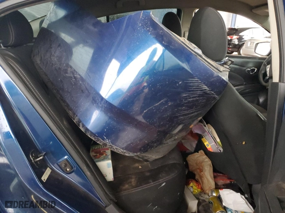 2019 Nissan Versa Sedan SV with VIN 3N1CN7APXKL865974, listed as a Copart auction lot 48024135 with 130,967 mi miles and Salvage Title. Bid and sale history available at carsss.com. Image 10.