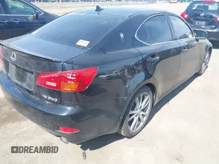 2007 Lexus IS 250 with VIN JTHBK262475047499, listed as a IAAI auction lot 41870608 with 66,114 mi miles. Bid and sale history available at carsss.com. Image 4.
