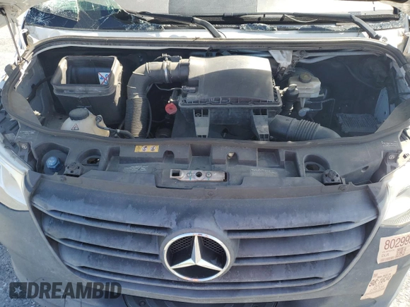 2021 Mercedes-Benz Sprinter with VIN W1W4DCHY1MT051078, listed as a Copart auction lot 55146715 with Not Provided miles and Clean Title. Bid and sale history available at DreamBid. Image 12.