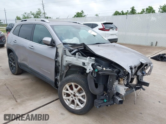 2018 Jeep Cherokee Latitude with VIN 1C4PJLCX7JD558850, listed as a IAAI auction lot 42199243 with 109,780 mi miles. Bid and sale history available at carsss.com. Image 1.
