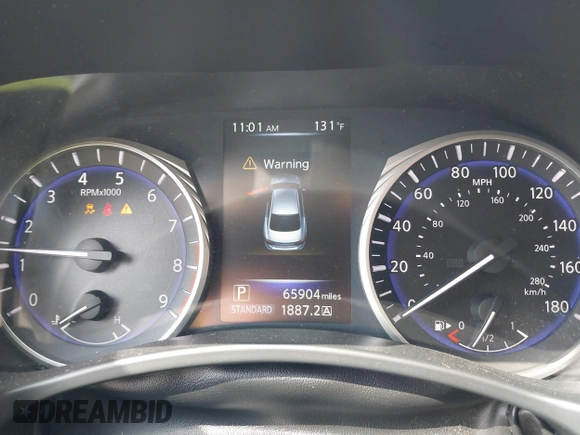 2014 Infiniti Q50 Sport с VIN JN1BV7ARXEM694019, выставлен на аукционе IAAI как лот 42182390 с пробегом 65 904 миль миль и . История ставок и продаж доступна на DreamBid. Изображение 7.