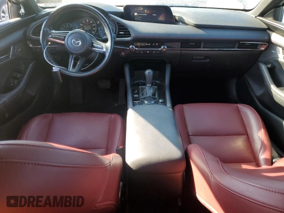 2023 Mazda 3 S Carbon Edition with VIN JM1BPBLM3P1616343, listed as a Copart auction lot 42303815 with 19,557 mi miles and Salvage title. Bid and sale history available at DreamBid. Image 8.