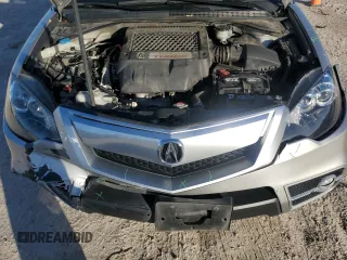 2012 Acura RDX Tech Pkg with VIN 5J8TB2H57CA001097, listed as a Copart auction lot 86794334 with 118,226 mi miles and Salvage Title. Bid and sale history available at carsss.com. Image 12.