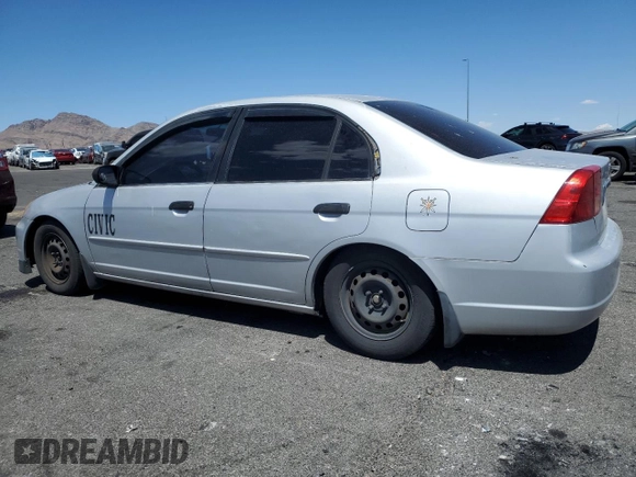 2001 Honda Civic LX z VIN 2HGES16521H519977, wystawiony jako Copart lot #55177585 z przebiegiem 152 993 mil mil oraz Czysty tytuł • Clean title. Historia ofert i sprzedaży dostępna na DreamBid. Obrazek 2.