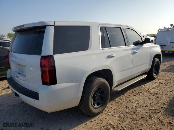 2017 Chevrolet Tahoe Commercial with VIN 1GNLCDEC8HR238417, listed as a Copart auction lot 50503545 with 0 mi miles and Clean Title. Bid and sale history available at carsss.com. Image 3.