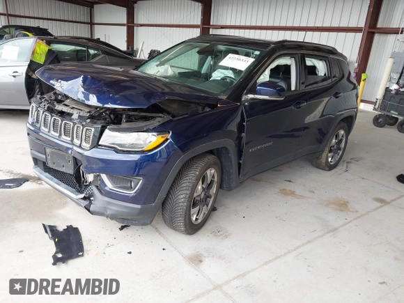 2018 Jeep Compass Limited with VIN 3C4NJDCB2JT222325, listed as a IAAI auction lot 42230333 with 65,030 mi miles and . Bid and sale history available at DreamBid. Image 18.