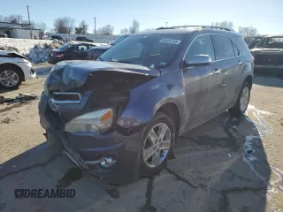 2014 Chevrolet Equinox LTZ with VIN 2GNALDEK8E6154992, listed as a Copart auction lot 89161245 with 86,437 mi miles and Salvage Title. Bid and sale history available at carsss.com. Image 1.
