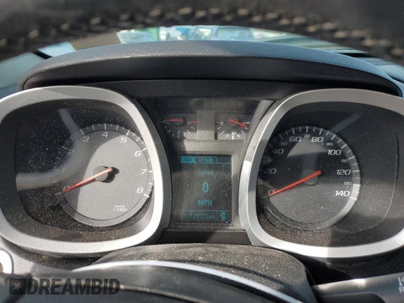 2016 Chevrolet Equinox LT with VIN 2GNALCEK7G6195613, listed as a Copart auction lot 45938145 with 105,522 mi miles and Salvage Title. Bid and sale history available at carsss.com. Image 9.