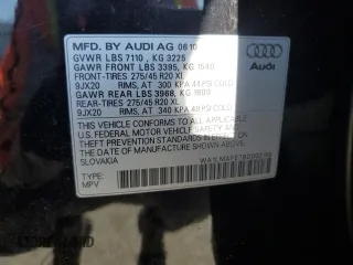 2011 Audi Q7 Premium Plus with VIN WA1LMAFE7BD000156, listed as a Copart auction lot 88290975 with 211,111 mi miles and Salvage title. Bid and sale history available at DreamBid. Image 13.