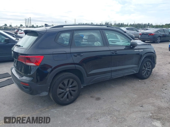2023 Volkswagen Taos S z VIN 3VVCX7B27PM335958, wystawiony jako IAAI lot #41598028 z przebiegiem 21 684 mil mil oraz . Historia ofert i sprzedaży dostępna na DreamBid. Obrazek 4.