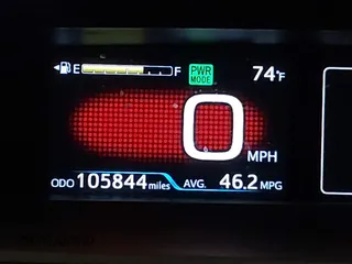 2016 Toyota Prius Two with VIN JTDKBRFU1G3512022, listed as a IAAI auction lot 41895173 with 105,844 mi miles. Bid and sale history available at carsss.com. Image 16.