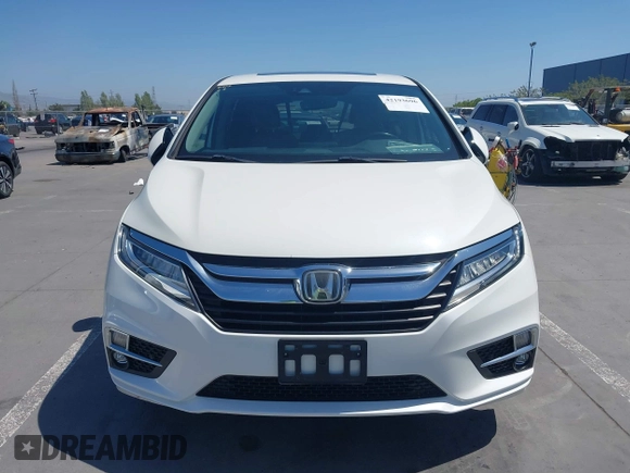 2018 Honda Odyssey Elite with VIN 5FNRL6H92JB005420, listed as a IAAI auction lot 42193696 with 78,623 mi miles and . Bid and sale history available at DreamBid. Image 13.