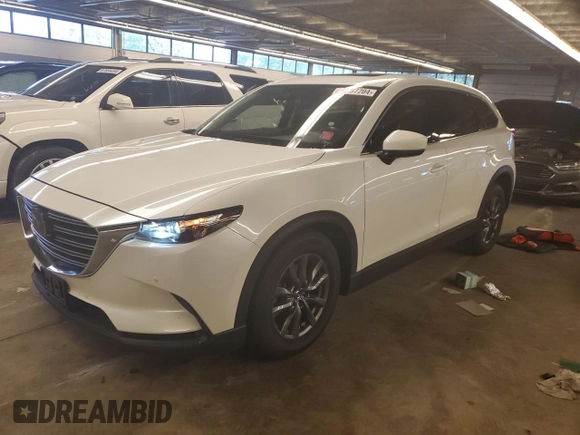 2020 Mazda CX-9 Touring with VIN JM3TCBCY7L0423428, listed as a Copart auction lot 57637204 with 38,265 mi miles and Salvage Title. Bid and sale history available at carsss.com. Image 1.