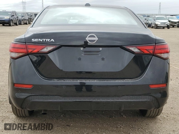 2025 Nissan Sentra SV with VIN 3N1AB8CV4SY230138, listed as a Copart auction lot 47992355 with 1,878 mi miles and Salvage Title. Bid and sale history available at carsss.com. Image 6.