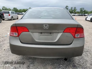 2008 Honda Civic LX with VIN 2HGFA16598H351403, listed as a Copart auction lot 55819905 with 166,272 mi miles and Salvage Title. Bid and sale history available at DreamBid. Image 6.