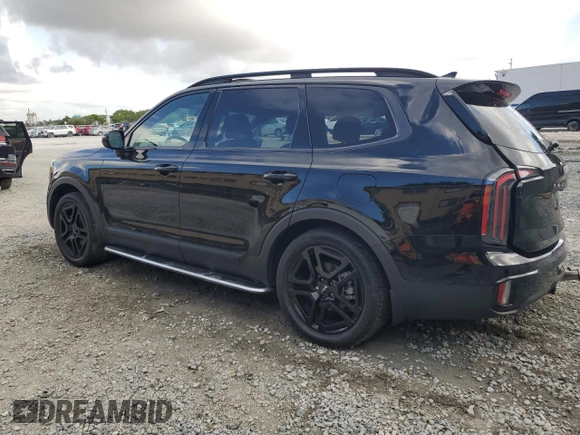 2024 Kia Telluride SX X-Line with VIN 5XYP5DGC1RG474540, listed as a Copart auction lot 55872755 with 19,052 mi miles and Salvage title. Bid and sale history available at DreamBid. Image 2.