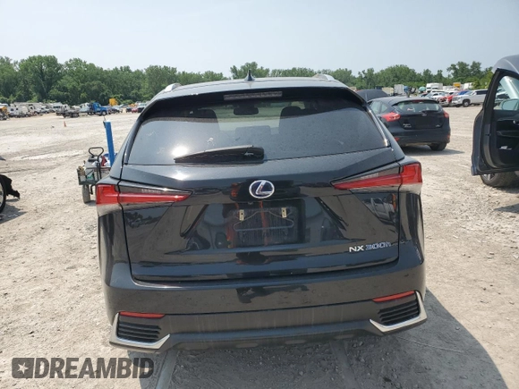 2021 Lexus NX 300h with VIN JTJGJRDZ7M2158822, listed as a Copart auction lot 59157055 with 28,314 mi miles and Salvage title. Bid and sale history available at DreamBid. Image 6.