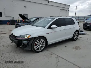 2016 Volkswagen GTI S z VIN 3VW5T7AU5GM044443, wystawiony jako Copart lot #48738175 z przebiegiem 43 086 mil mil oraz Szkoda całkowita • Salvage title. Historia ofert i sprzedaży dostępna na DreamBid. Obrazek 1.