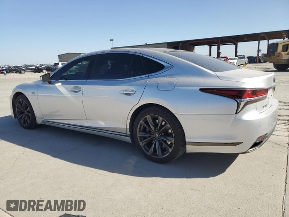 2019 Lexus LS with VIN JTHC51FF0K5007387, listed as a Copart auction lot 49511455 with 65,620 mi miles and Salvage Title. Bid and sale history available at carsss.com. Image 2.
