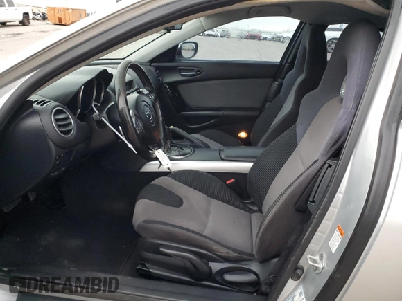 2004 Mazda RX-8 with VIN JM1FE17N540130784, listed as a Copart auction lot 86634014 with 122,828 mi miles and Clean Title. Bid and sale history available at carsss.com. Image 7.