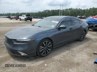 2023 Honda Accord Touring with VIN 1HGCY2F84PA028341, listed as a Copart auction lot 54060315 with 55,296 mi miles and Salvage title. Bid and sale history available at DreamBid. Image 1.