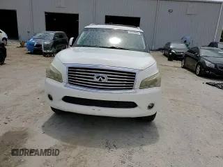 2014 Infiniti QX80 with VIN JN8AZ2NF4E9555558, listed as a Copart auction lot 54570895 with 123,433 mi miles and Salvage title. Bid and sale history available at DreamBid. Image 15.