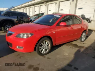2008 Mazda 3 i Sport with VIN JM1BK12F481832859, listed as a Copart auction lot 42620835 with 193,293 mi miles and Salvage Title. Bid and sale history available at DreamBid. Image 1.