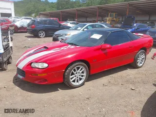 2002 Chevrolet Camaro Z28 with VIN 2G1FP22G222101109, listed as a IAAI auction lot 39531558 with 100,136 mi miles. Bid and sale history available at carsss.com. Image 19.