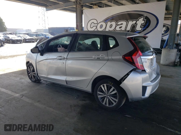 2015 Honda Fit EX-L with VIN 3HGGK5H86FM730616, listed as a Copart auction lot 55829815 with Not provided miles and Salvage title. Bid and sale history available at DreamBid. Image 2.