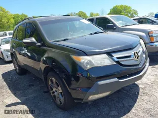 2007 Acura MDX Tech/Entertainment Pkg with VIN 2HNYD28437H524303, listed as a IAAI auction lot 42057580 with 207,282 mi miles. Bid and sale history available at carsss.com. Image 1.