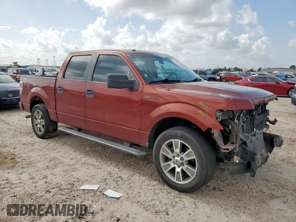 2014 Ford F-150 XL with VIN 1FTFW1CF8EKF36575, listed as a Copart auction lot 63523875 with 182,600 mi miles and Salvage title. Bid and sale history available at DreamBid. Image 4.