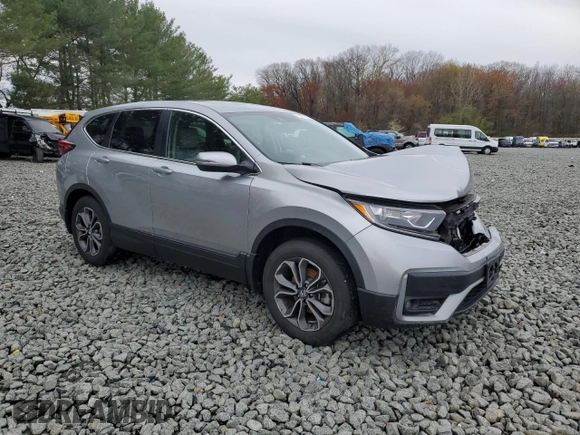 2021 Honda CR-V EX-L with VIN 2HKRW2H82MH604007, listed as a Copart auction lot 52977285 with 40,349 mi miles and Salvage title. Bid and sale history available at DreamBid. Image 4.