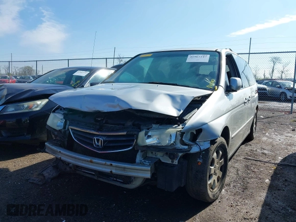 2004 Honda Odyssey EX with VIN 5FNRL18664B051006, listed as a IAAI auction lot 41967247 with 275,047 mi miles and . Bid and sale history available at DreamBid. Image 6.