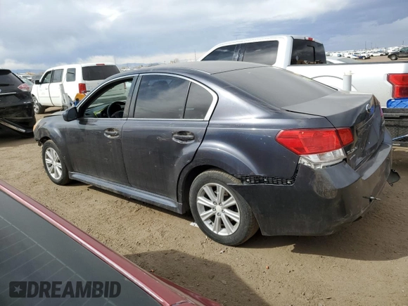 2012 Subaru Legacy Premium with VIN 4S3BMAC67C1013684, listed as a Copart auction lot 49738095 with 183,372 mi miles and Salvage title. Bid and sale history available at DreamBid. Image 2.