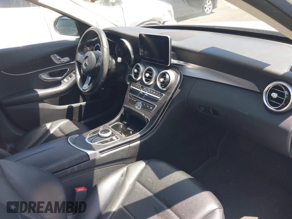 2017 Mercedes-Benz C 300 with VIN 55SWF4JB2HU205606, listed as a IAAI auction lot 42204344 with 88,162 mi miles and . Bid and sale history available at DreamBid. Image 5.