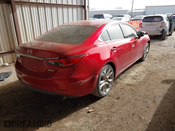 2016 Mazda Mazda6 i Touring with VIN JM1GJ1V58G1425881, listed as a IAAI auction lot 41786149 with 114,638 mi miles. Bid and sale history available at carsss.com. Image 4.