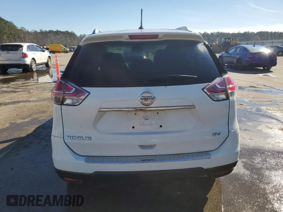 2016 Nissan Rogue SL with VIN 5N1AT2MT8GC842262, listed as a Copart auction lot 88443585 with 178,067 mi miles and Salvage Title. Bid and sale history available at DreamBid. Image 6.