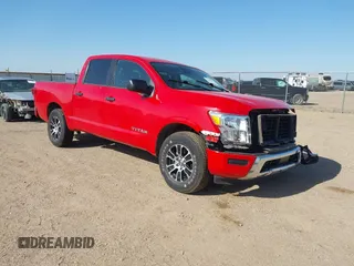 2022 Nissan Titan S with VIN 1N6AA1EC5NN104856, listed as a IAAI auction lot 42003205 with 49,099 mi miles and . Bid and sale history available at DreamBid. Image 1.