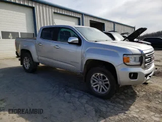 2017 GMC Canyon 4WD SLT with VIN 1GTP6DE13H1176973, listed as a Copart auction lot 46206954 with 99,050 mi miles and Salvage Title. Bid and sale history available at carsss.com. Image 4.