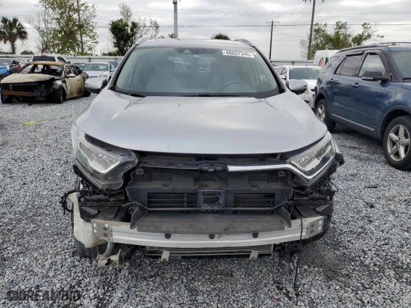 2019 Honda CR-V Touring with VIN 7FARW1H9XKE001289, listed as a Copart auction lot 48037345 with 29,690 mi miles and Salvage Title. Bid and sale history available at carsss.com. Image 5.