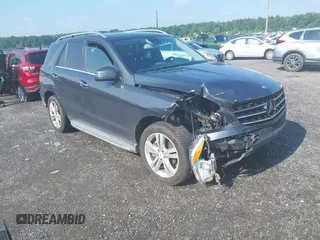 2015 Mercedes-Benz M 350 with VIN 4JGDA5HB9FA522206, listed as a IAAI auction lot 42634089 with 120,000 mi miles and . Bid and sale history available at DreamBid. Image 1.