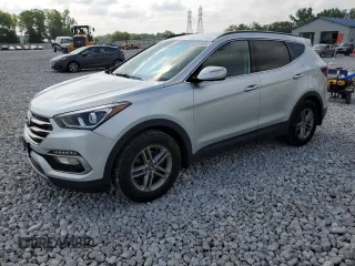 2018 Hyundai Santa Fe 2.4L with VIN 5XYZUDLBXJG534926, listed as a Copart auction lot 64010365 with 98,350 mi miles and Salvage title. Bid and sale history available at DreamBid. Image 1.
