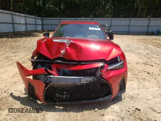 2025 Lexus IS 350 F Sport with VIN JTHBZ1B26S5084039, listed as a Copart auction lot 57502865 with 9,647 mi miles and Salvage title. Bid and sale history available at DreamBid. Image 5.