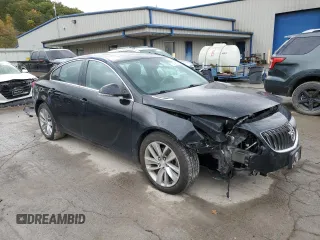 2017 Buick Regal with VIN 2G4GM5EX6H9139102, listed as a Copart auction lot 75418074 with 118,032 mi miles and Salvage Title. Bid and sale history available at carsss.com. Image 4.
