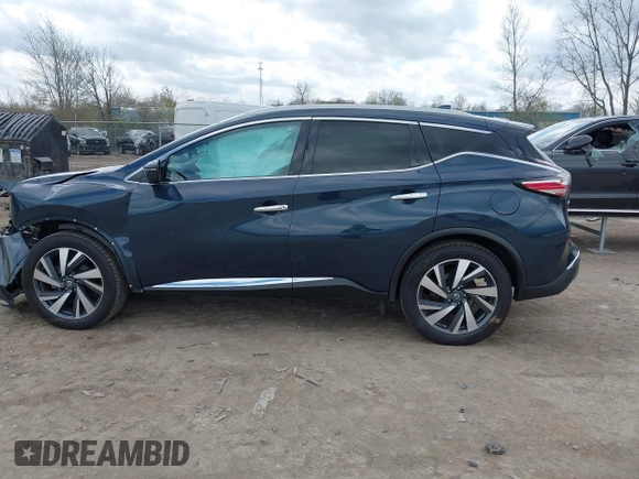2018 Nissan Murano Platinum with VIN 5N1AZ2MH9JN192329, listed as a IAAI auction lot 42084760 with 58,936 mi miles and . Bid and sale history available at carsss.com. Image 14.