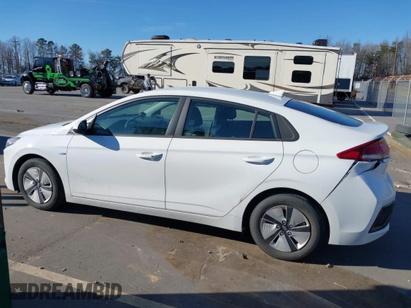 2019 Hyundai Ioniq Blue with VIN KMHC65LC2KU119660, listed as a IAAI auction lot 41710680 with 123,480 mi miles and . Bid and sale history available at DreamBid. Image 14.