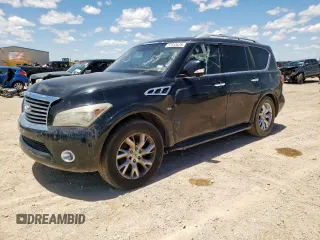 2014 Infiniti QX80 z VIN JN8AZ2NC3E9353073, wystawiony jako Copart lot #57313475 z przebiegiem 177 561 mil mil oraz Czysty tytuł • Clean title. Historia ofert i sprzedaży dostępna na DreamBid. Obrazek 1.