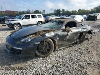 2014 Porsche Boxster with VIN WP0CA2A89ES121812, listed as a Copart auction lot 73873054 with 0 mi miles and Salvage Title. Bid and sale history available at carsss.com. Image 1.